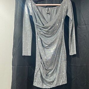 Elegant Silver Dress